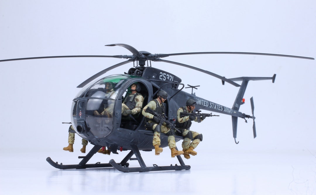 Pro Built Model MAH-6J Little Bird Nightstalkers /w 02