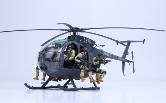 Pro Built Model MAH-6J Little Bird Nightstalkers /w 02