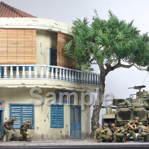 Pre-Order Built Model Hue city battle, Mauthan 1968, Vietnam war diorama base 1:35 scale (Built and painted by Professional skills)