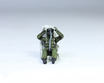 Figure peinte Assis USAF Pilot 1:48 (Construit et peint par des compétences professionnelles)