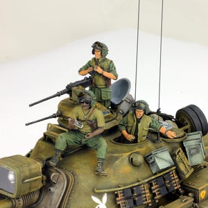 ProPainted 1:35 Set 03 US Tankers in Vietnam war (No Tank)