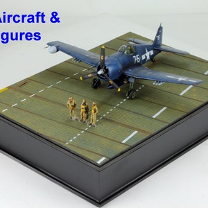 Pro-Built 1:48 アメリカ航空母艦デッキセクション WW2 (ベース 1)