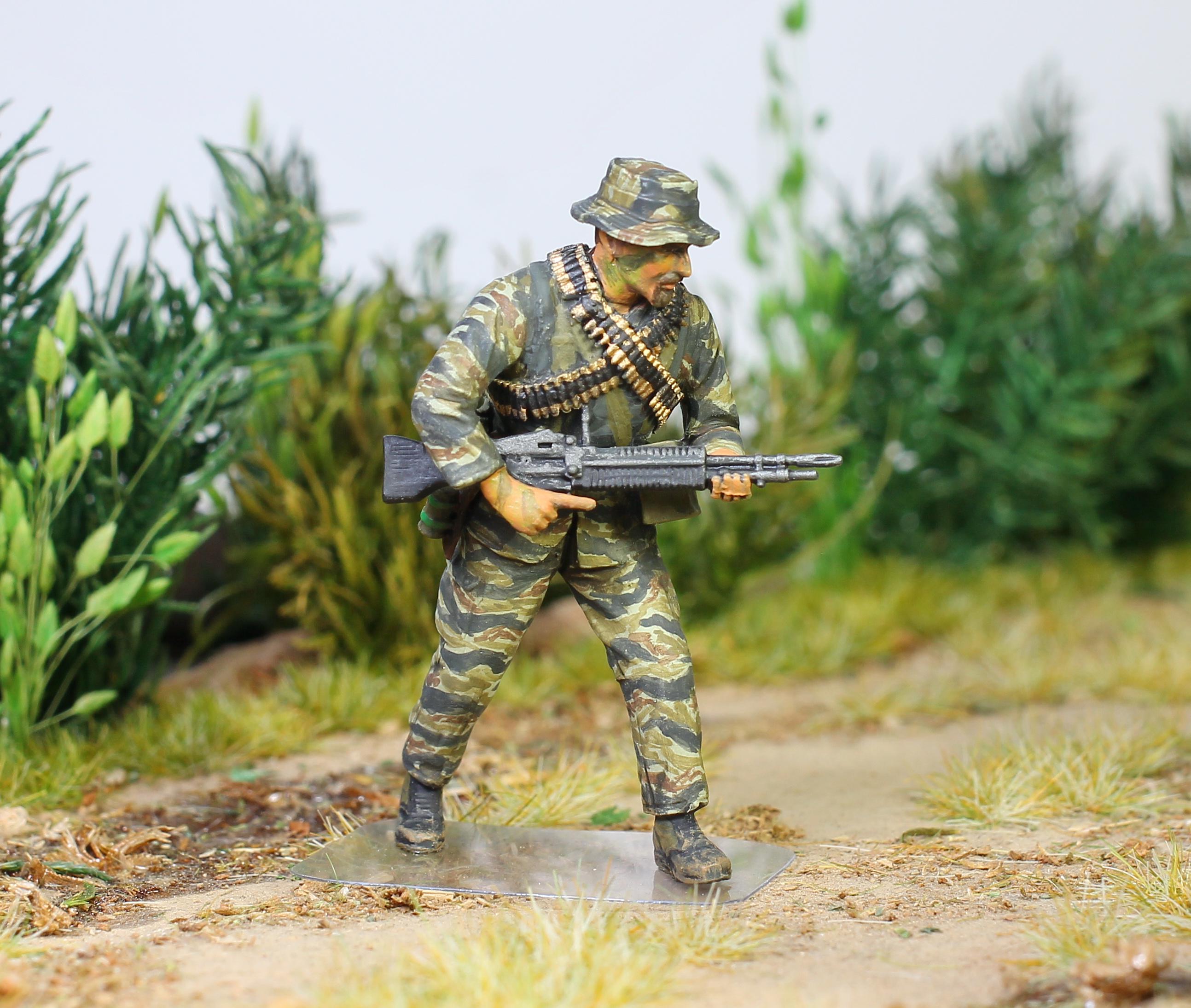 ミリタリー NAVY SEAL SPECIAL Painted Figure US Navy Seal Special Force in Multicam