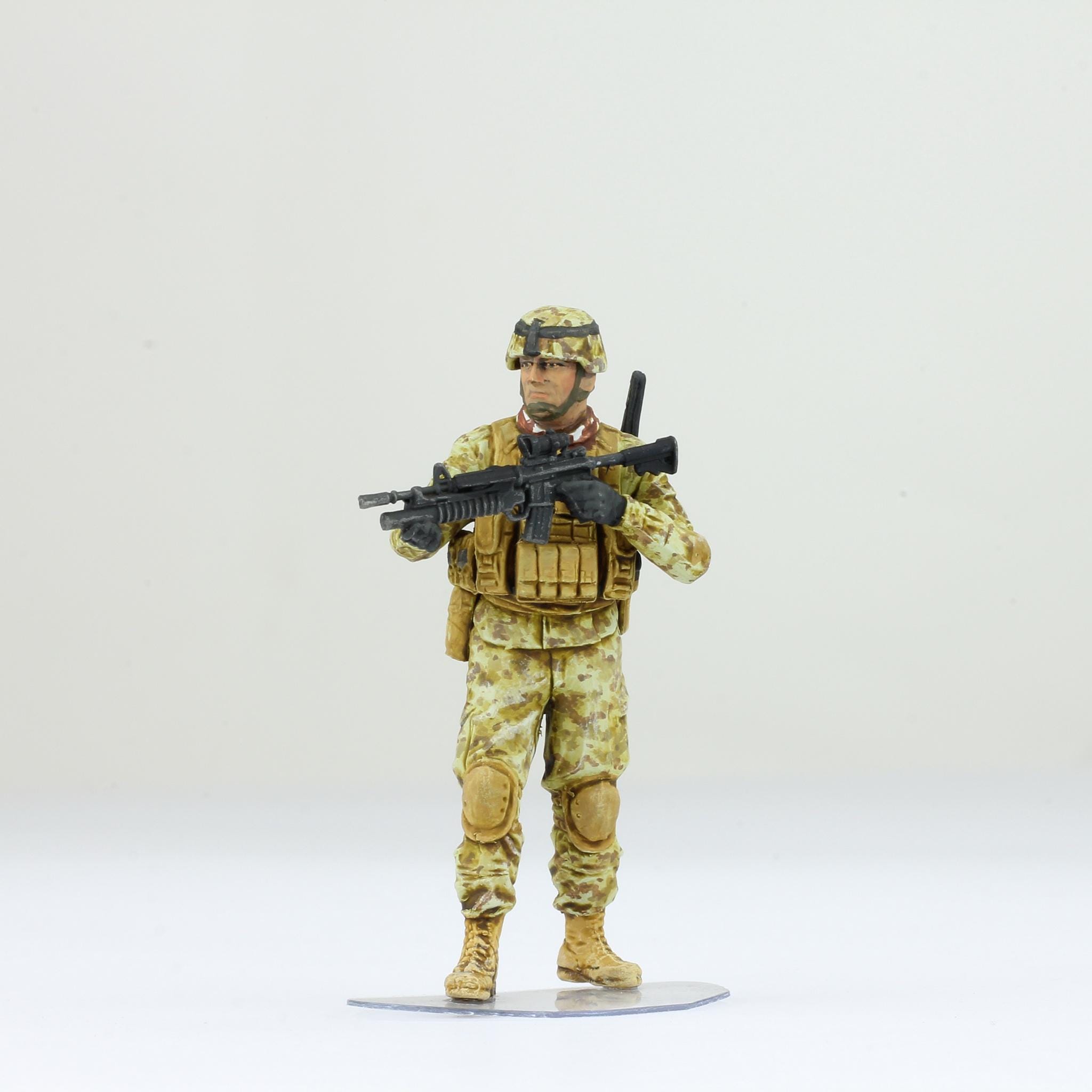 予約受付中 1:35 プロペイント済み 現代アメリカ歩兵 コルドン＝捜索
