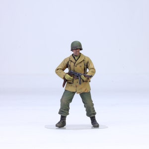 Painted Figure US 101st Airborne Division, Bastogne battle, European Theater WWII 1:35 scale (Built and painted by Professional skills)