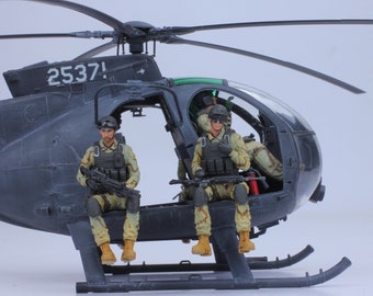 HOT TOYS アメリカ ナイトストーカーズ ヘリパイロット プロ製作モデル MAH-6J リトルバード ナイトストーカーズ / パイロット