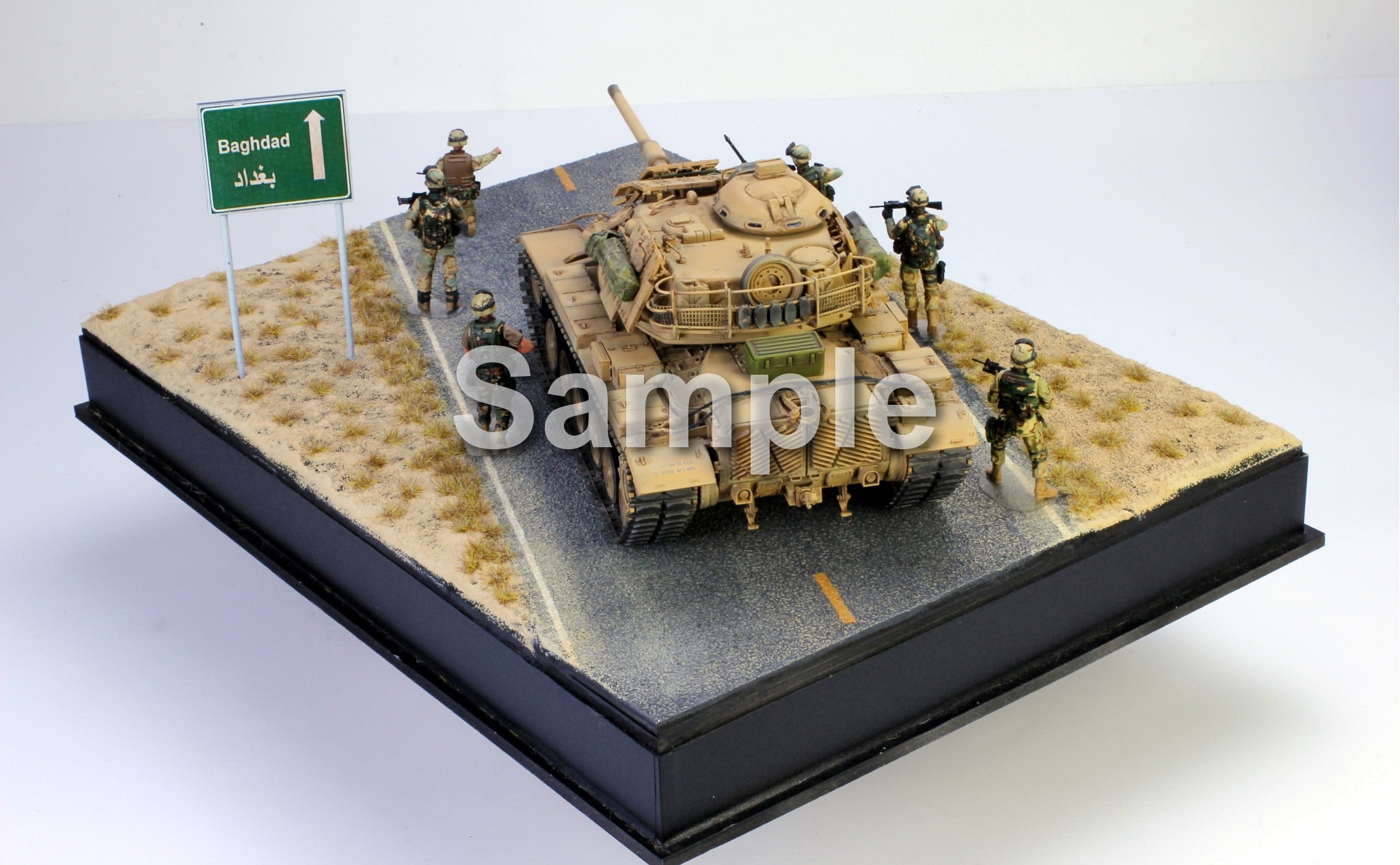 プロ製作 1/35 中東（イラク、アフガニスタン）の砂漠街路