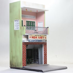 Pre-Order Built Model Saigon House (No.4) for Vietnam war diorama 1:35 scale (Built and painted by Professional skills)