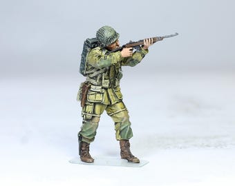 1/35 塗装済みミニチュア - アメリカ海兵隊第2師団（タラワ 1943
