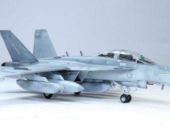 Royal Australia Airforce RAAF EA-18G Growler 1:72 Modello Pro Built (costruito e dipinto da professionisti)