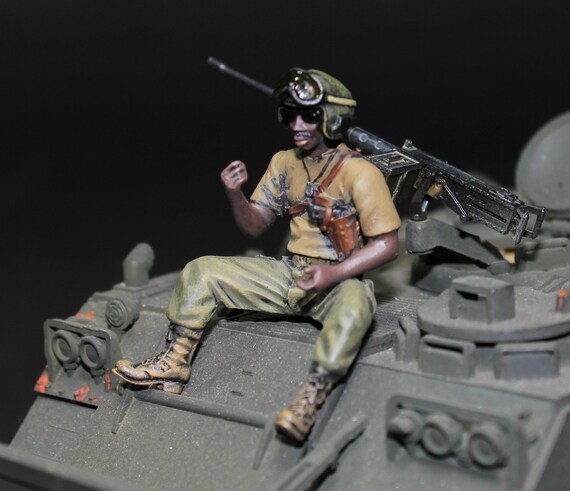 塗装済みフィギュア ベトナム戦争時のアメリカ戦車兵（03体） 1