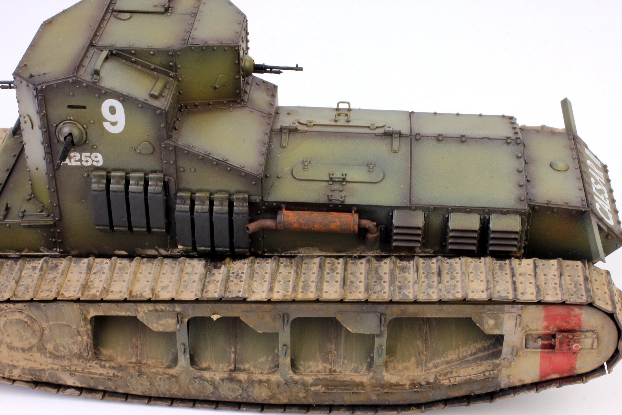 プロビルドモデル Mk.A ホイペット イギリス中戦車 WWI 1:35 プロビルドモデル Mk.A ホイペット イギリス中戦車 WWI 1:35