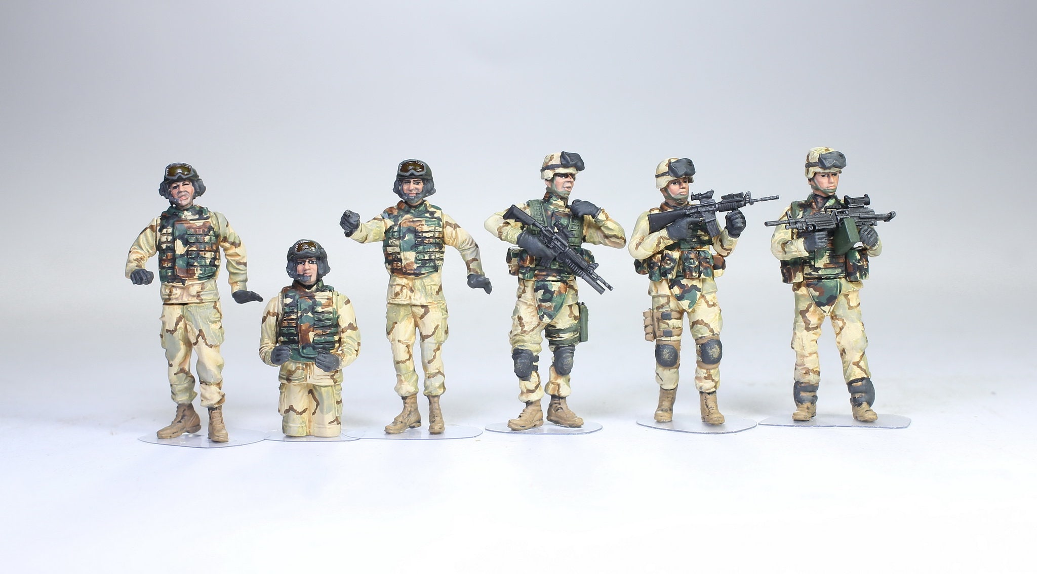 Outland Models Set Di Figure Militari In Resina Scala 1:220 (Z) - Non Verniciate, Da Montare
