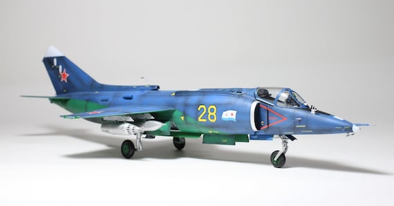 Pre-order Pro Built Model Russian Navy Yak-38 Forger 1:48 (built