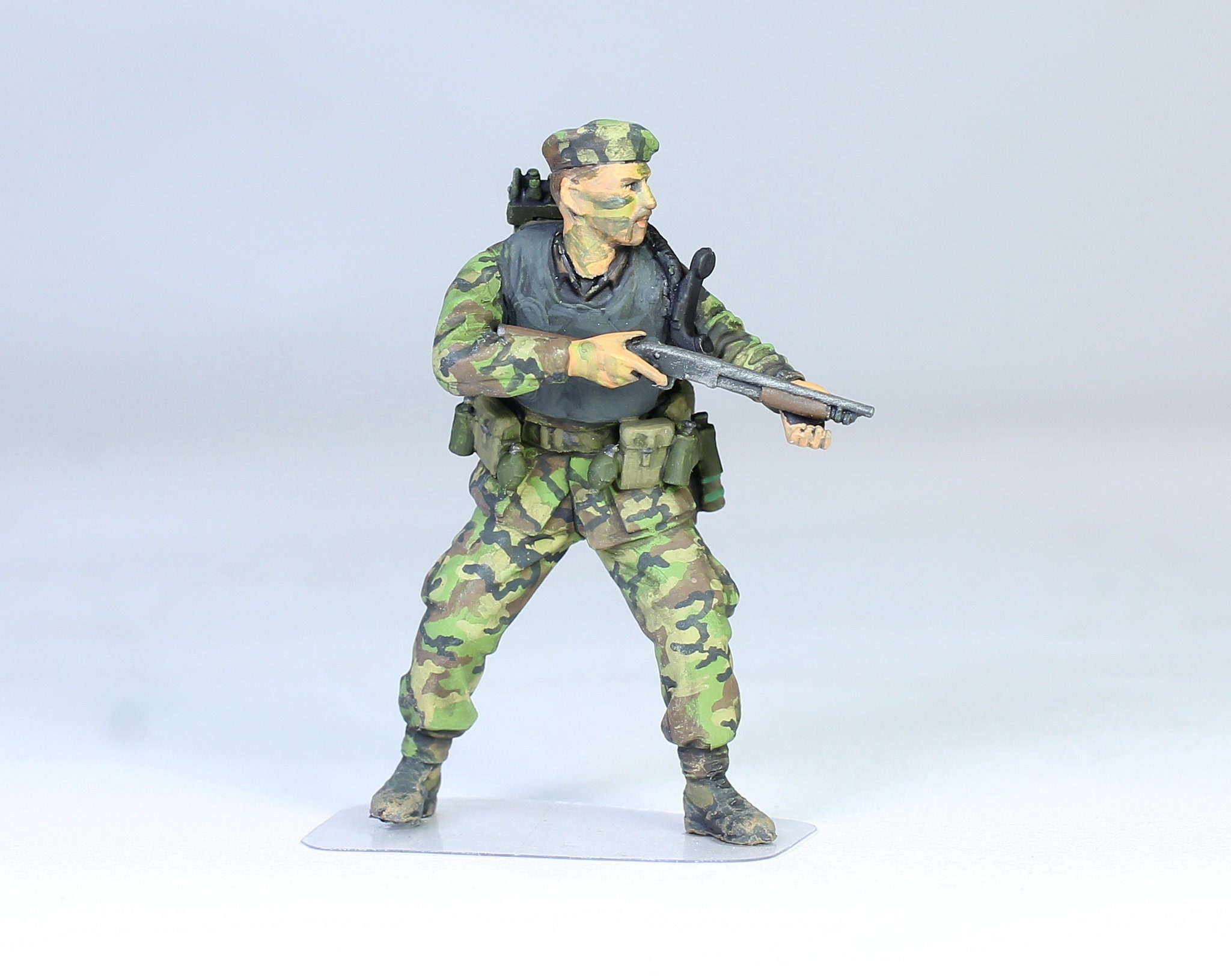 手作り塗装済みアメリカ海軍特殊部隊フィギュア：ベトナム戦争ジオラマ