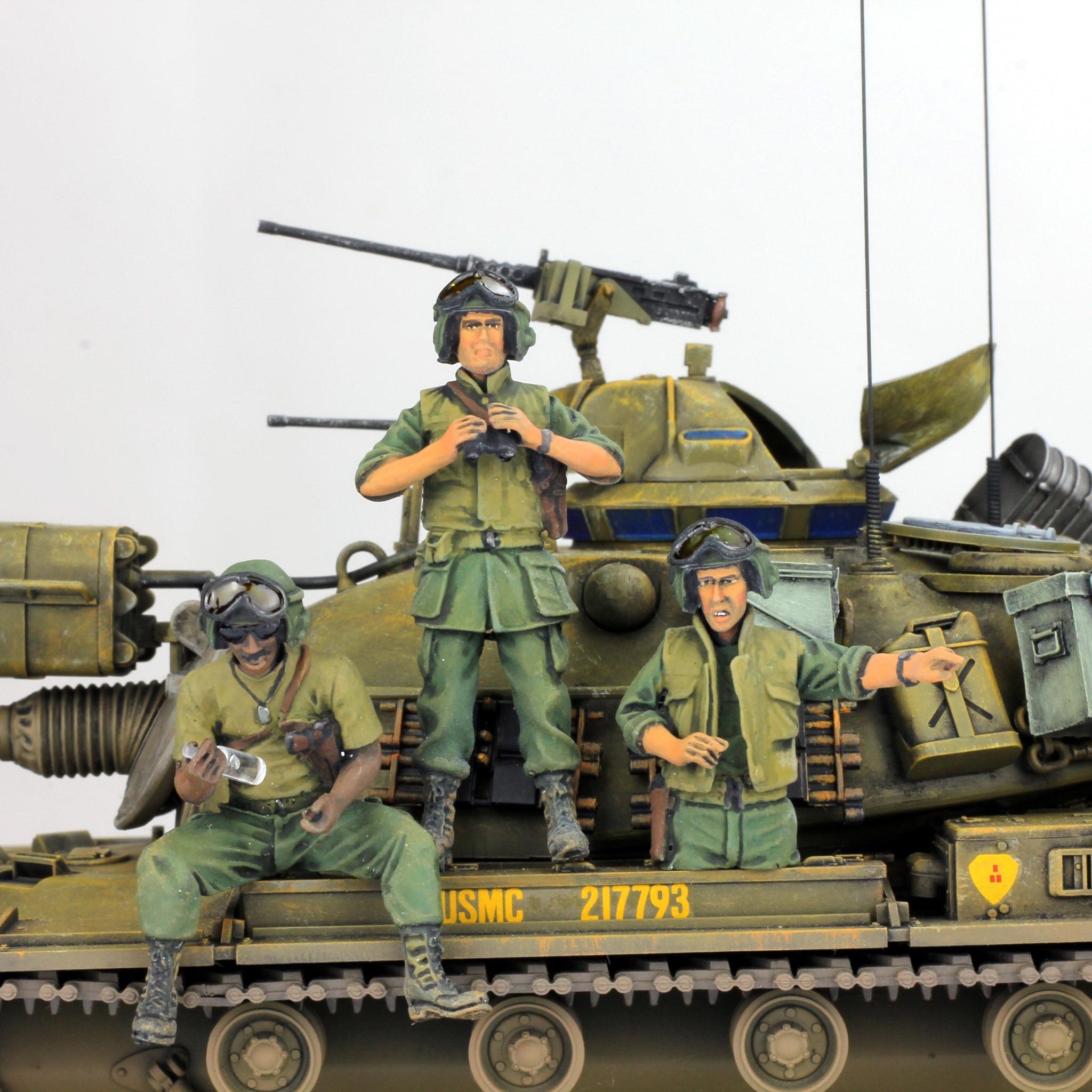 ProPainted 1:35 セット 03 ベトナム戦争におけるアメリカ戦車兵