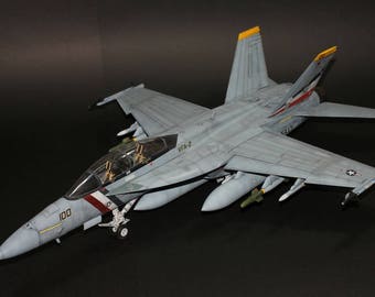 Handmade US Navy F/A-18F Super Hornet Model: 1/32 Scale - Etsy
