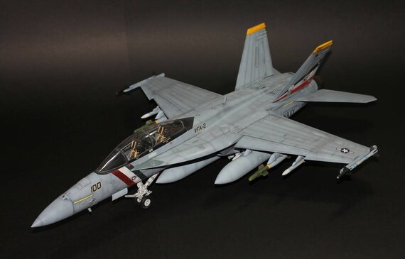 Handmade US Navy F/A-18F Super Hornet Model: 1/32 Scale - Etsy