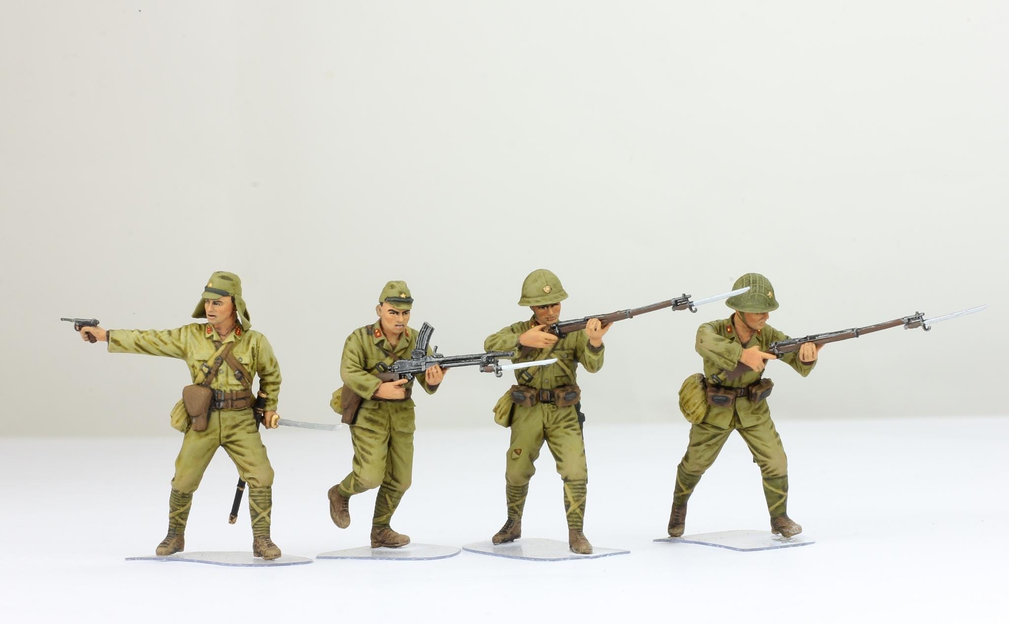 ProPainted 1:35 日本陸軍歩兵 硫黄島 1945 (フィギュア4体) WW2