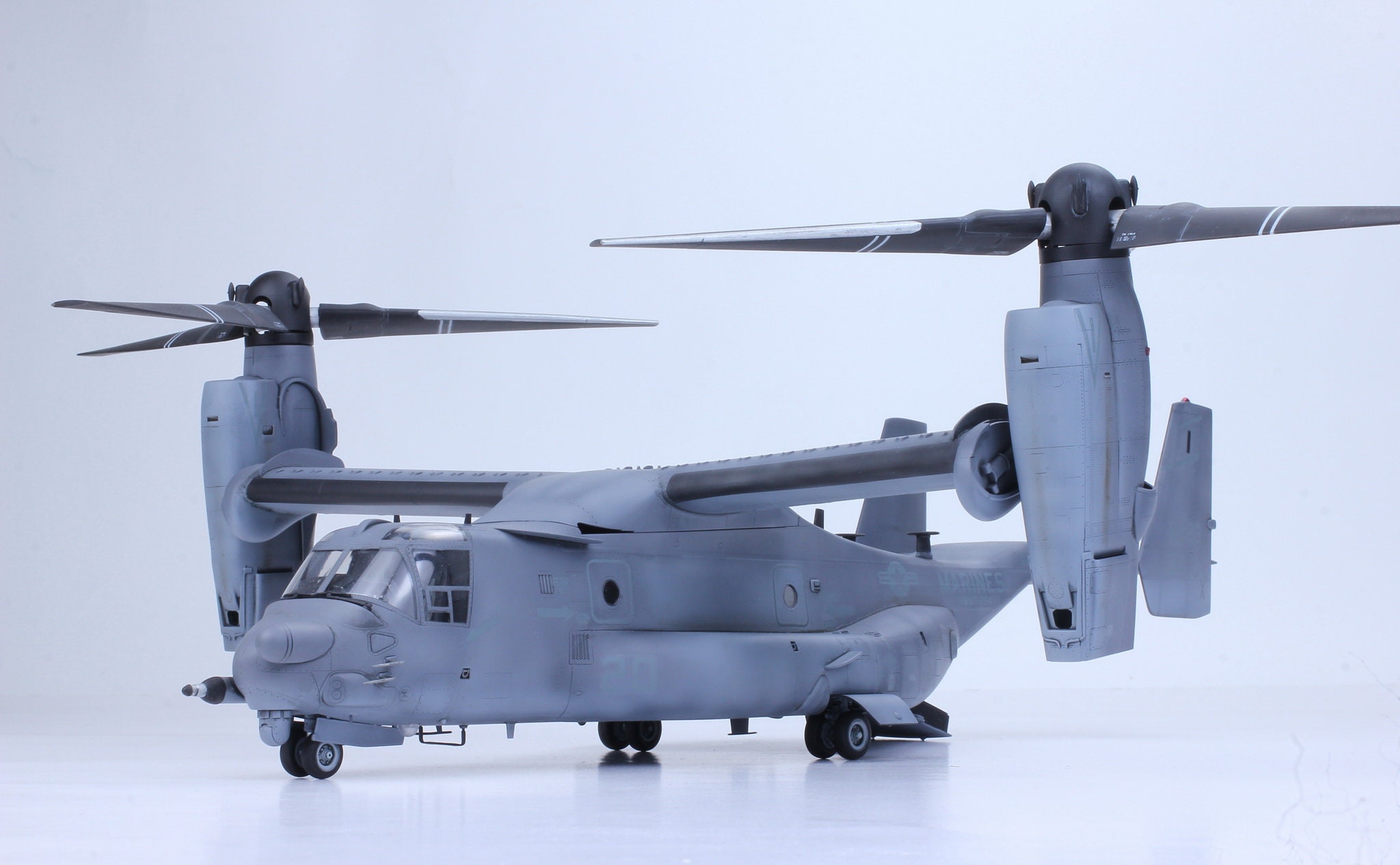USMC MV-22 Osprey (02 Wings Options) 1:48 Pro Built Model