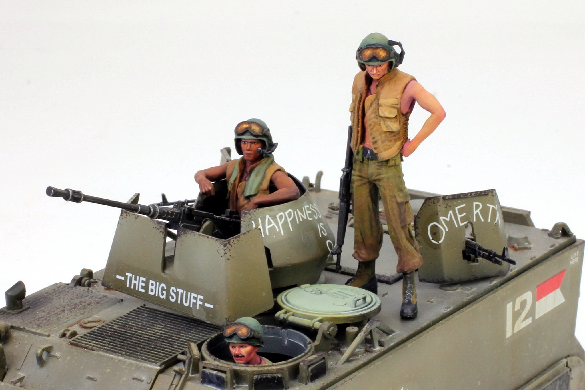 Painted US M113A1 APC Crew Figures: Vietnam War, 1/35 Scale - Etsy