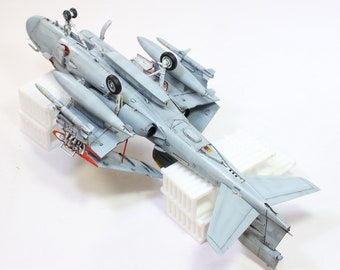 戦闘機プラモデル完成品1/48EA-6Bプラウラー アメリカ海軍 EA-6B プラウラー 1:48 (プロの職人による組み立てと塗装