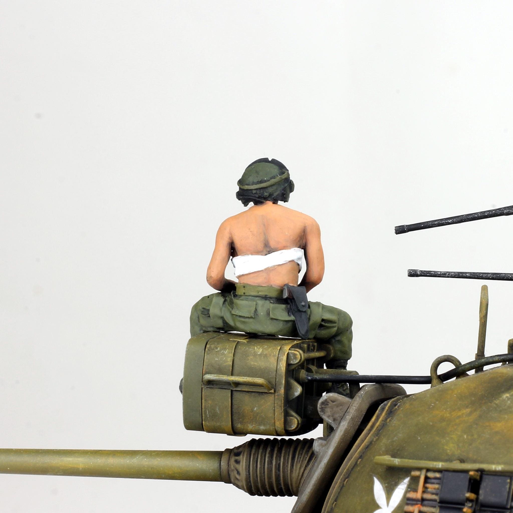 ProPainted 1:35 ベトナム戦争で負傷したアメリカの戦車兵（戦車なし