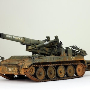 ProBuilt Model 1:35 US Army M110 Self-Propelled Howitzer, Vietnam war