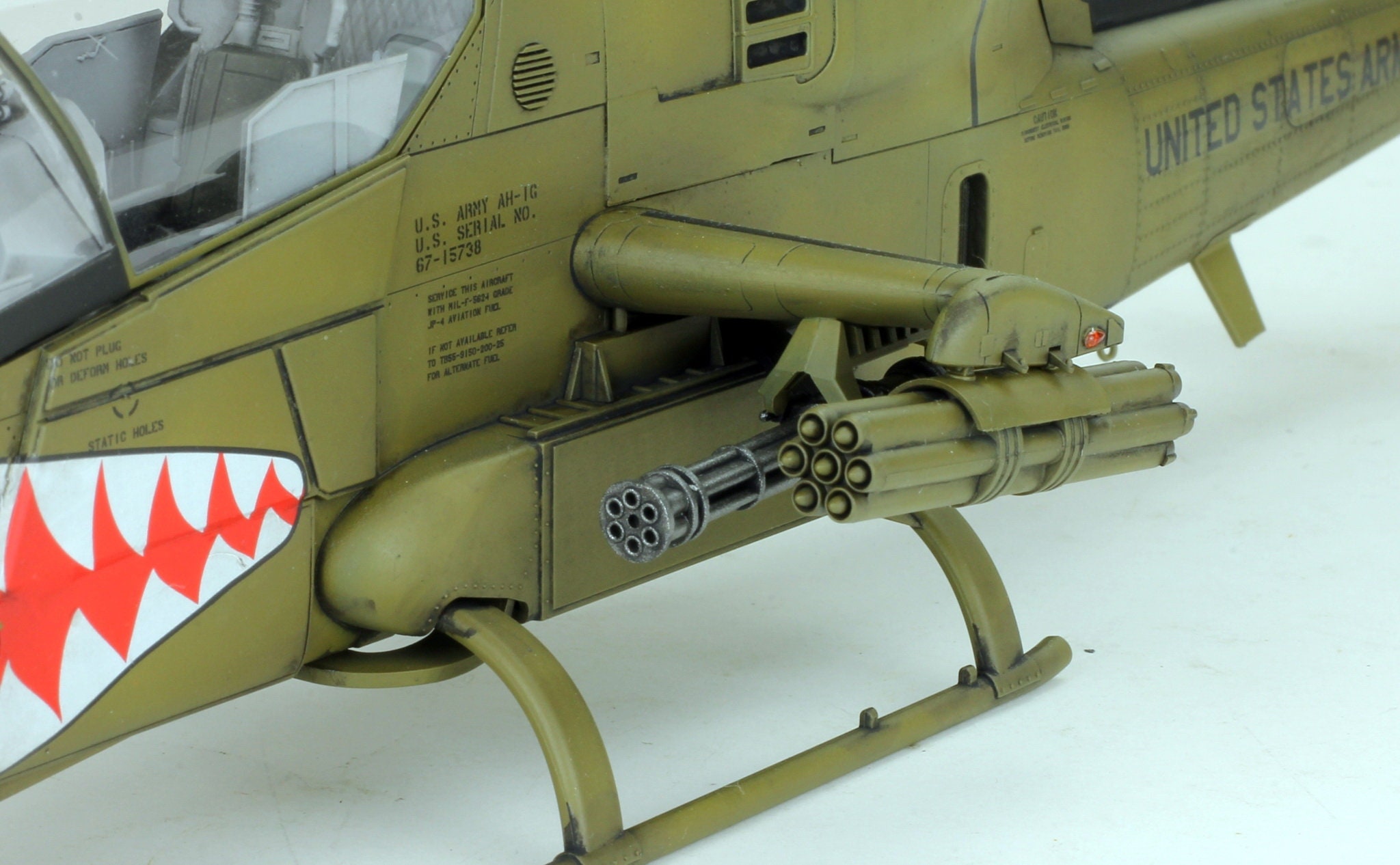 AH-1G コブラモデル：1/35スケール、ベトナム戦争アメリカ陸軍