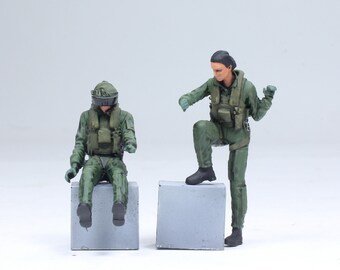 塗装済みフィギュアセット 02 米国ヘリコプターパイロット（AH-1Z