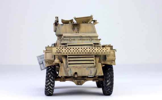 プロビルドモデル イギリス軍 ハンバー装甲車 MK.II (内装詳細) WW2 1