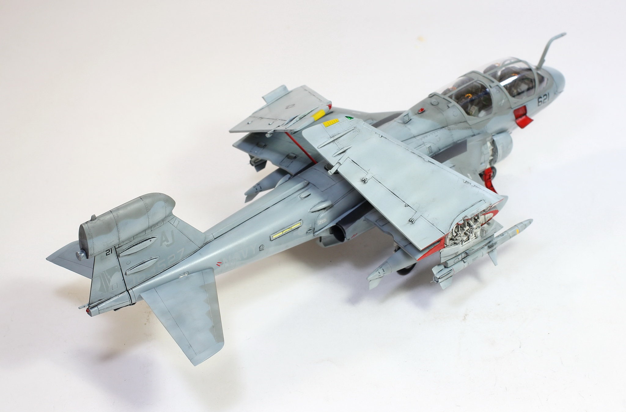 アメリカ海軍 EA-6B プラウラー 1:48 (プロの職人による組み立てと塗装