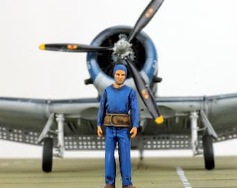 Pre-order ProPainted 1:48 figuur US Navy Blue Deck Crew WWII (set 3)