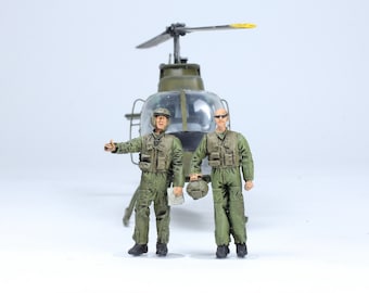 1/6 12インチ 特殊部隊 ヘリコプターパイロット フィギュア CS97 ProPainted ベトナム戦争 アメリカ軍 ヘリコプターパイロット