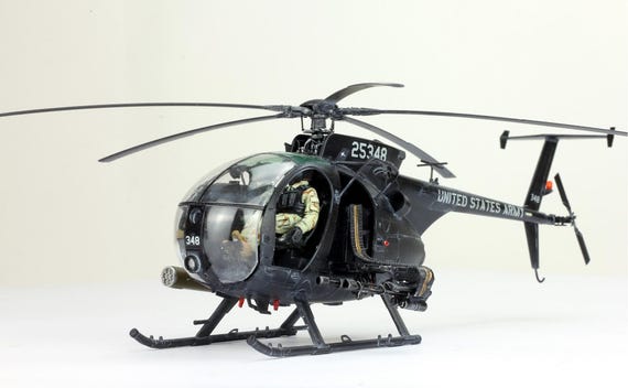 Handmade AH-6J Little Bird Nightstalkers Model 1:35 Scale - Etsy
