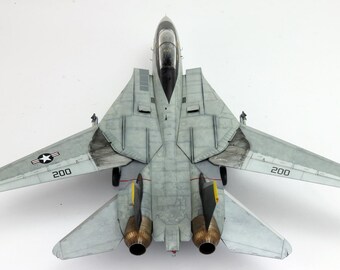 Probuilt 1:48 F-14A Tomcat “jolly Roger” US Navy Fighter