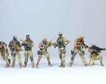 Pro-Painted Set 07 1:35 US Special Force Soldiers, Afghanistan 2001-2003