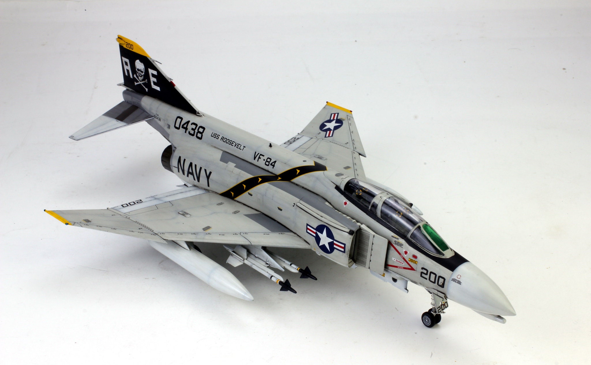 Handmade US Navy F-4J Phantom VF-84 Jolly Rogers 1:48 Model - Etsy