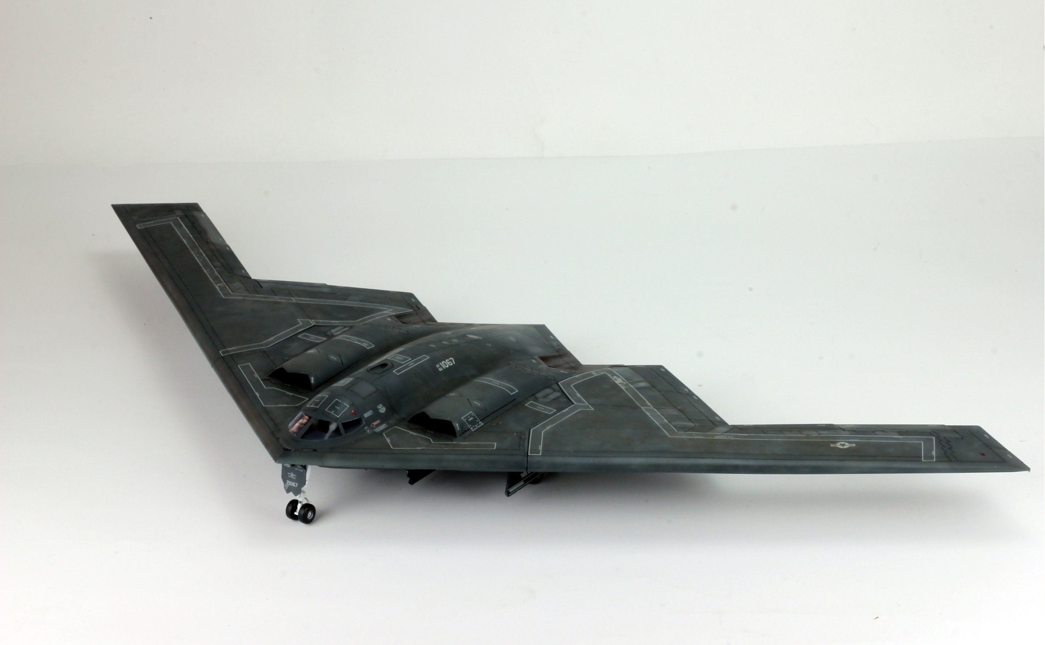 ProBuilt モデル 1:72 USAF B-2A スピリット ステルス爆撃機 ProBuilt モデル 1:72 USAF B-2A スピリット ステルス爆撃機