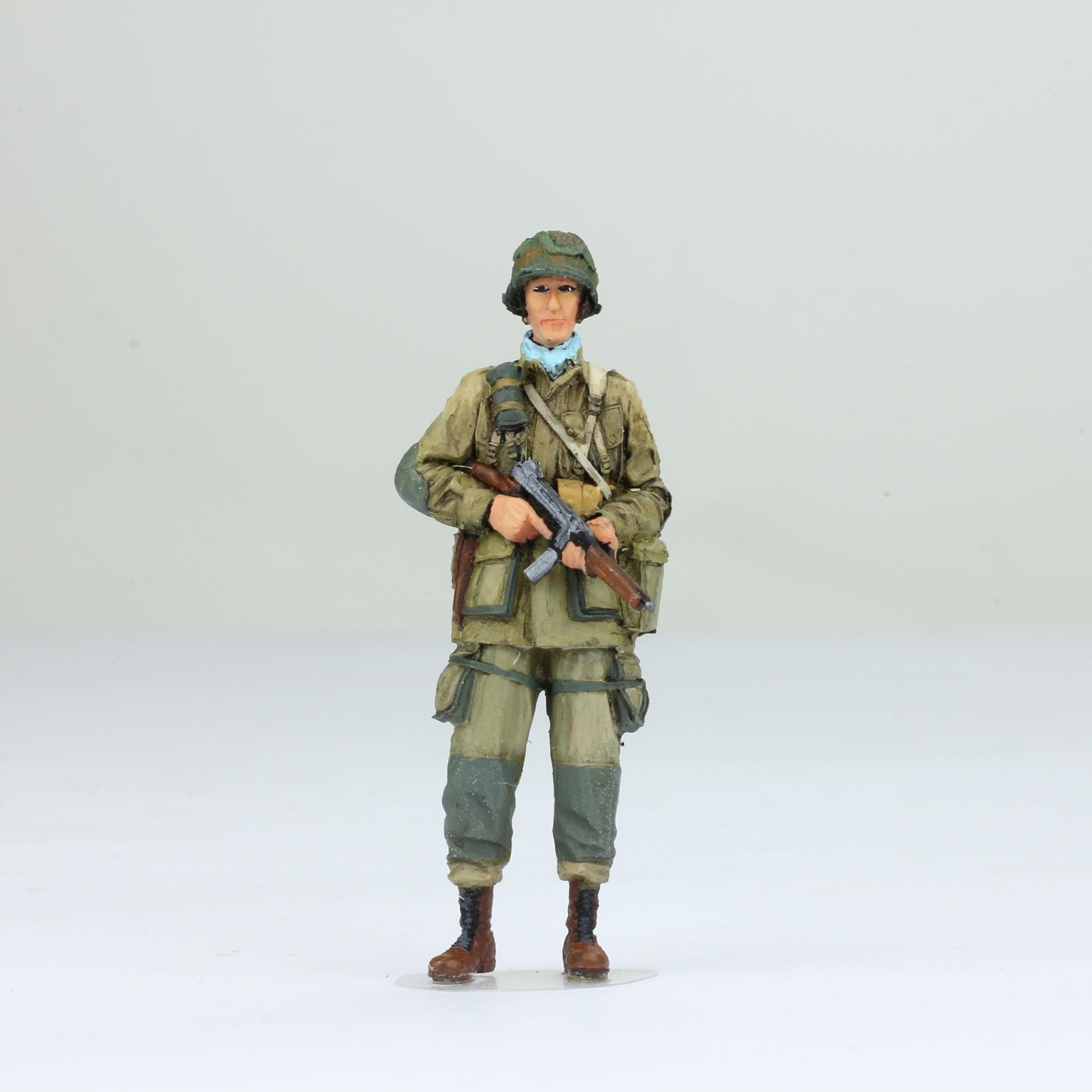 ＢＷドイツ軍/連邦軍＊陸軍＊第１空挺師団＊９３５銀製リング（実物） ProPainted ハンドペイントセット 02 1:35 アメリカ第101空挺師団、第