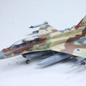 Handmade Israeli Air Force F-16I Fighting Falcon Model (1:72 Scale)