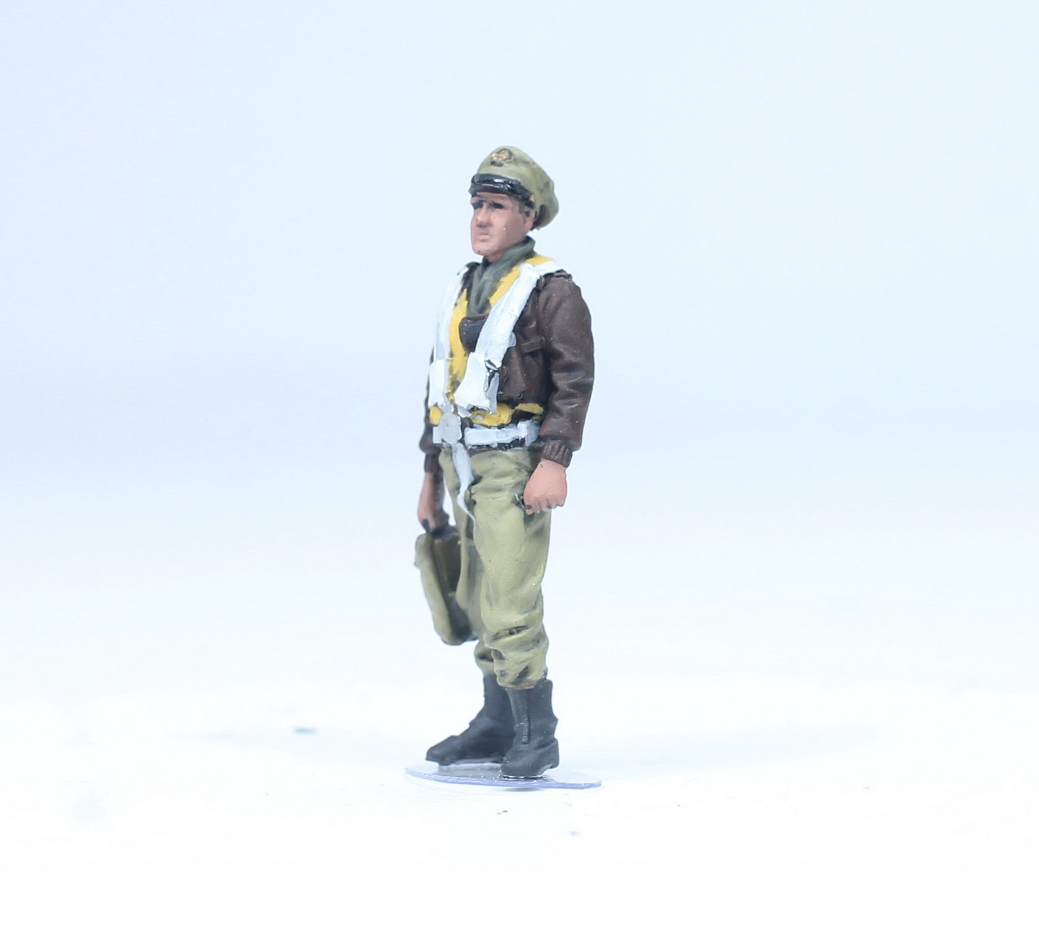 Painted Figure USAAF Pilot WWII 1:48 (built and Painted by