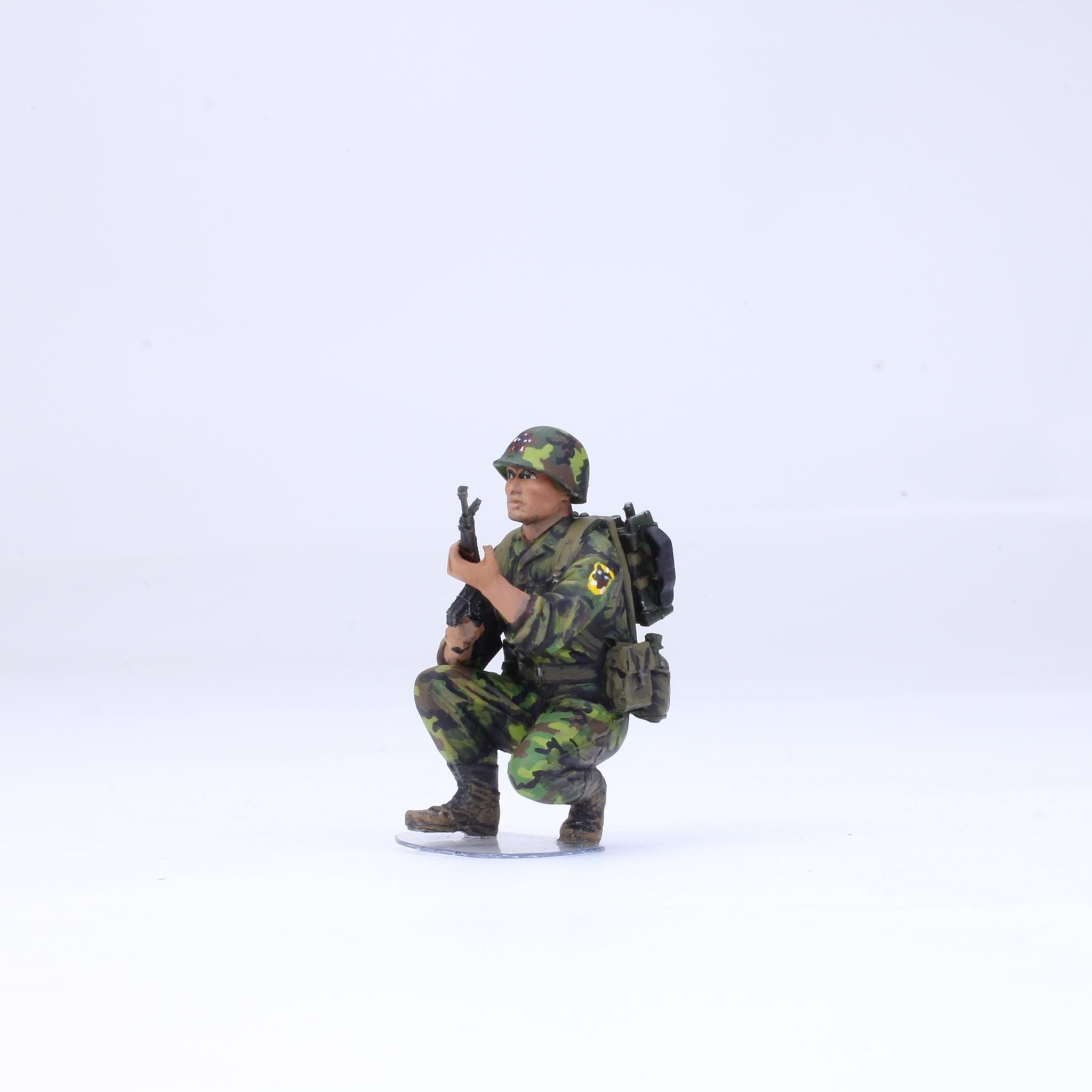 Painted Figure ARVN Rangers Saigon 1968 (4 Figures) in Battle