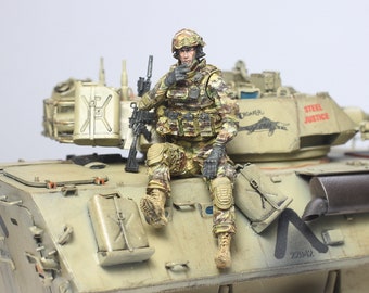 Handmade Painted US Special Force Figure: 1/35 Scale Resin Model