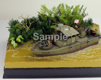 1/35 メコン川ジオラマベース：ベトナム戦争 PBR31 ピバー