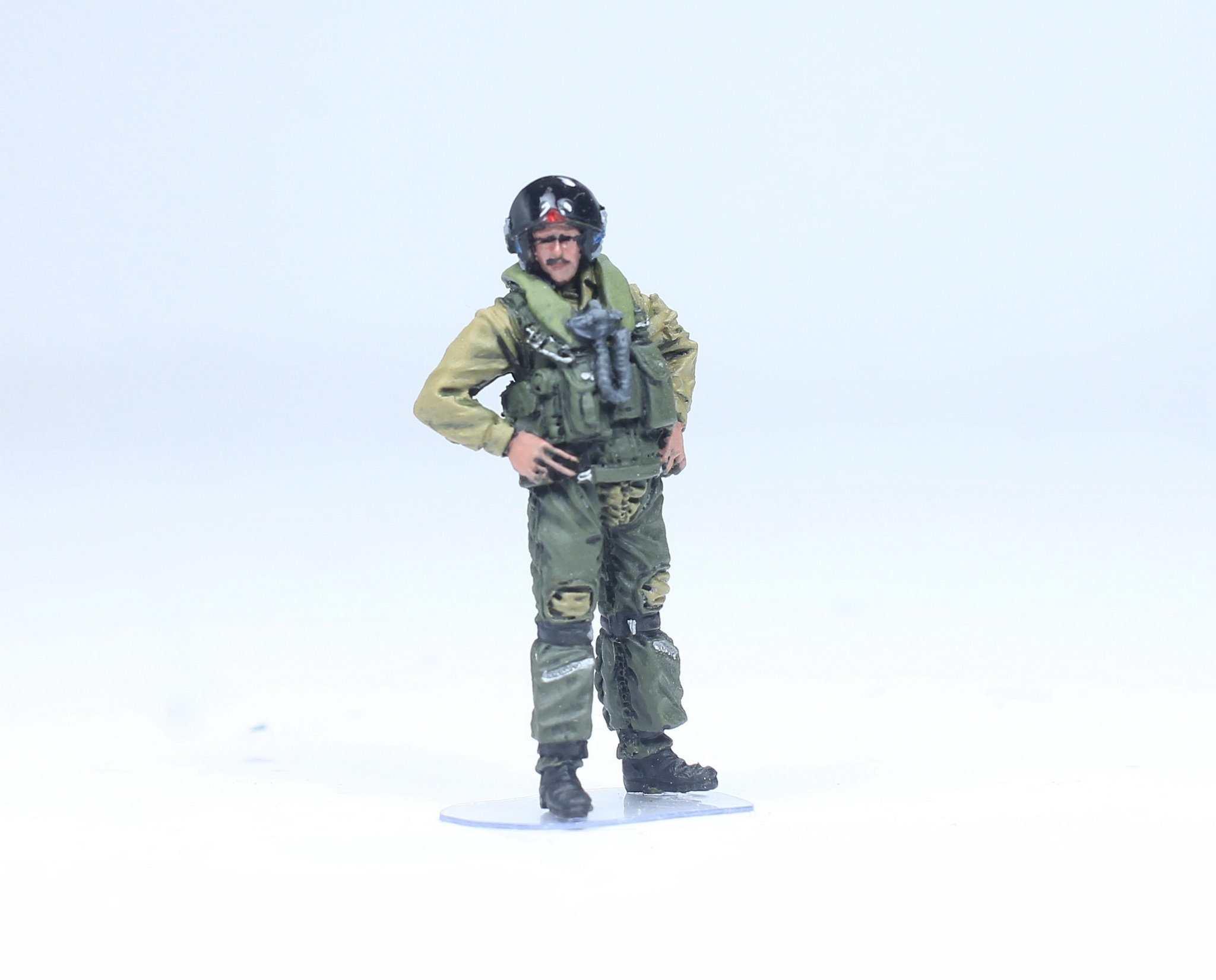 アメリカ海軍パイロットフィギュア 1/48スケール レジンモデルセット