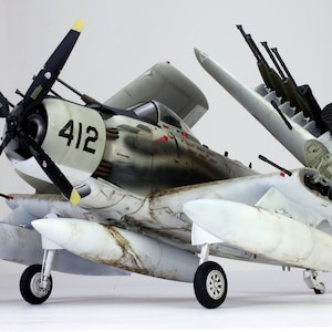 ProBuilt Model US Navy 1:32 A-1H Skyraider Vietnamkrieg