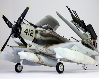 ProBuilt Model US Navy 1:32 A-1H Skyraider Vietnam war