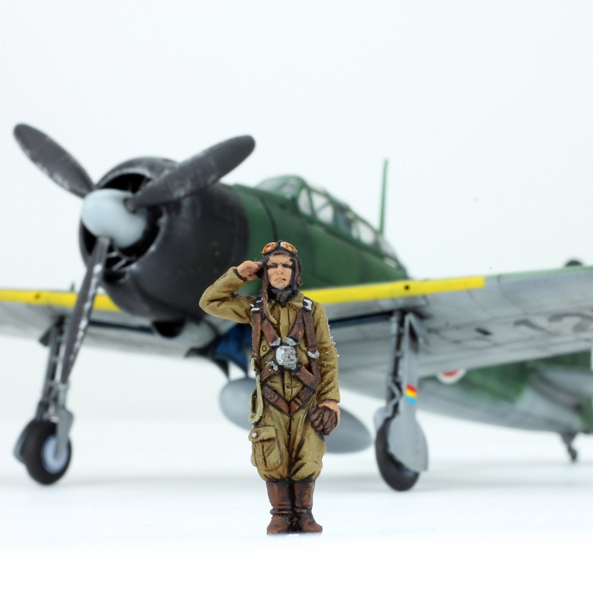 Figurine ProPainted 1:48 Pilote japonais de la Seconde Guerre