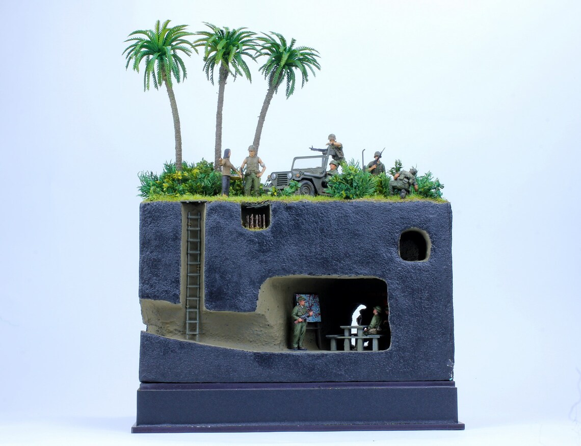 Preorder Built Diorama Seek & Destroy in Cu Chi Tunnels, Vietnam War